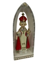 Vintage Infant of Prague Ceramic Planter Religious Statue Figurine 245 R... - $28.00