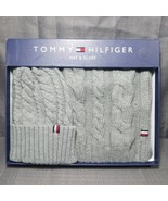 Tommy Hilfiger Hat &amp; Scarf Gift Set - Gray - Brand-New With Tags. Warm W... - $61.12 CAD