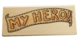 Uptown Rubber Stamp Boyds Collection My Hero Words Sentiments Card Makin... - $7.99