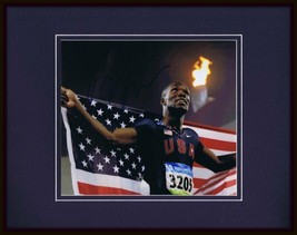 Lashawn Merritt Signed Framed 11x14 Photo Display 2008 Beijing Olympics - £51.74 GBP