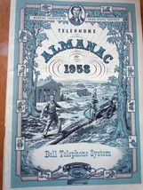Vintage Bell Telephone System Telephone Almanac 1958 - $4.99