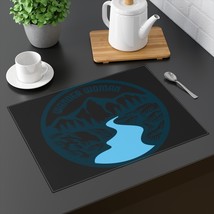 Wander Woman Cotton Placemat, Double-Sided, Fade-Resistant, 18&quot; x 14&quot;, Blue Gray - £18.15 GBP