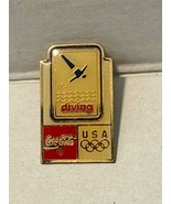 Coca Cola USA Diving Team Olympics Souvenir Collectable  Hat / Lapel - £6.25 GBP