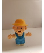 Generic Farmer Man with Yellow Hat and Mustache 3&quot; - $12.22 CAD