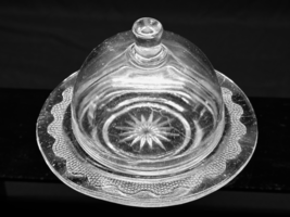 Vintage Round Covered Individual Butter Cheese Dish 5 Inches - READ DESC... - $18.34 CAD