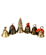 Lot of 6 VTG Christmas Bells - £43.88 GBP