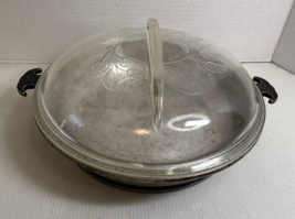 Guardian Service Cookware Round Casserole Fryer Roaster 12” With Glass Lid - €77,04 EUR