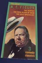 W.C. Fields 3 Comedy Classics VHS Video Tape - £7.01 GBP