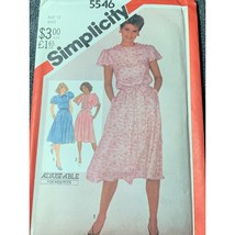 Simplicity Misses Dress Sewing Pattern sz 12 5546 - uncut - £8.55 GBP