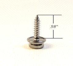 Snap Screw Stud 5/8&quot; All Stainless Steel 10 Piece Set, Fast Shipping fro... - $287.83 MXN