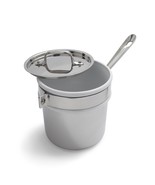 All-clad Double Boiler Ceramic Insert with Lid for All-clad 2 qt Sauce p... - £90.66 GBP