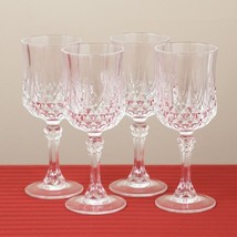 Longchamp Cristal D&#39;arques Goblet, Wine, Juice, Water Glass Set Of 4 - £39.28 GBP