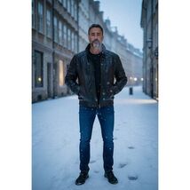 Roundtree and Yorke Vintage Men's XL Black Leather Bomber Jacket - $118.80