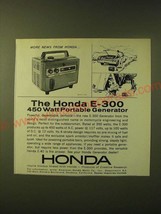 1966 Honda E-300 Portable Generator Ad - More news from Honda - £14.26 GBP