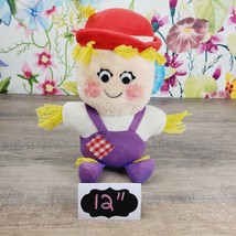 Vintage 1983 Del Monte Shoo Shoo Scarecrow 12&quot; A Country Yumkin Plush Doll - £7.51 GBP