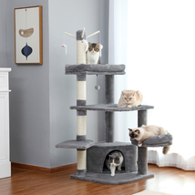 Multi-Functional Large Cat Tree with Super Large Condo, Spacious Top Perch, Sisa - £126.98 GBP