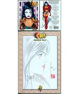 Billy Tucci SIGNED Shi Omnibus w/ Original Comic Art Sketch Tomoe + Shi ... - £205.48 GBP