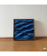 Blue Wooden Sea Sculpture