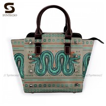  Head Shoulder Bag Travel Leather Handbag Woman Fashion Reusable Bags - £59.20 GBP