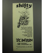 1969 Michrina Lil Indian Mini Bikes Advertisement - Shifty - £14.55 GBP