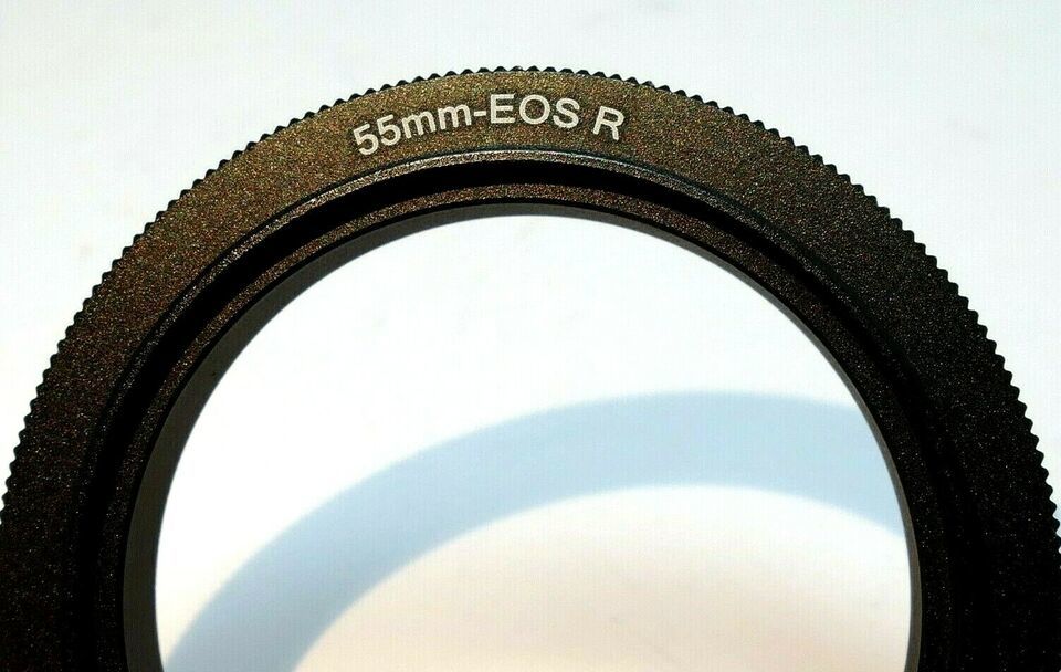 55mm Macro Close-Up Reverse Lens Adapter Ring For Canon EOS R Cameras RF... - $9.28