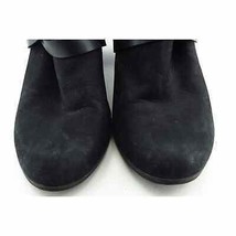 BP Size 8 M Black Short Boots Leather Zip Boots - £19.83 GBP