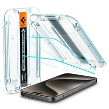 Spigen Tempered Glass Screen Protector [GlasTR EZ FIT] designed for iPho... - £28.34 GBP