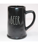 Rae Dunn Beer Stein Pint Size Black Mug By Magenta 6&quot; Tall Dishwasher Sa... - $10.70