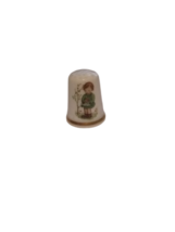 Spring Bouquet 2nd Ed Porcelain Thimble by SCHMID Vintage 1983 West Germany ~ - £7.77 GBP