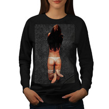 Wellcoda Naked Booty Erotic Sexy Womens Sweatshirt, Sexy Casual Pullover Jumper - £23.25 GBP+