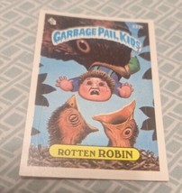 Topps Original  1987 Garbage Pail Kids 337b ROTTEN ROBIN - $51.31 MXN