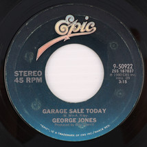 George Jones – I&#39;m Not Ready Yet / Garage Sale Today - 45 rpm Vinyl 7&quot; Single - £4.07 GBP