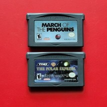 Polar Express &amp; March Penguins Game Boy Advance Lot 2 Nintendo GBA Games - $14.93