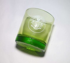 Passport scotch green glass lo-ball whisky on-the-rocks glass. - £43.39 GBP