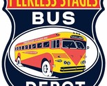 Peerless Stages Bus Plasma Cut Metal Sign - $69.25