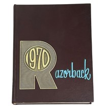 1970 University of Arkansas Razorback Yearbook Fayetteville AR Vintage A... - $23.75