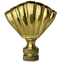 Royal Designs, Inc. Seashell Lamp Finial, 2&quot; (D - Antique Brass + fp, Pack of 1) - $24.70+