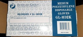 500 PCS Poly Gloves Clear Powder Free  Gloves food grade  shipped fast - $9.90