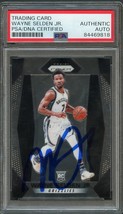 2017-18 Panini Prizm #205 Wayne Selden Signed Card AUTO PSA Slabbed RC Grizzlies - £47.95 GBP