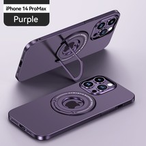 Magnetic Stand Case For iphone 14 13 12 Pro Max Samsung S23 Plus Ultra With Ring - £7.15 GBP