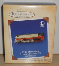 2004 Hallmark Keepsake Ornament 1939 Hiawatha Steam Locomotive Mib 9th In Series - £19.21 GBP