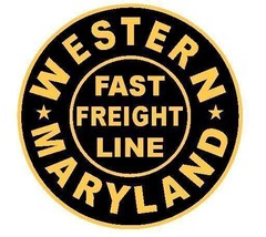 Western Maryland Line Railroad Railway Train Sticker Decal R4617 - £1.55 GBP+