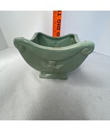 Ceramic Light Green Square Planter 4 1/2” Tall 5 1/2”Wide - £9.31 GBP