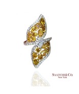 18k (750) Yellow Gold Natural Fancy Yellow Diamond Ring - $5,652.90