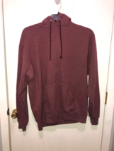 Champion Double Dry Eco Hooded Sweatshirt S700 SZ Large Maroon Heather - £10.82 GBP