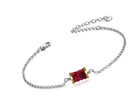Sterling Silver Austrian Crystal Bead Bacelets for - £79.02 GBP