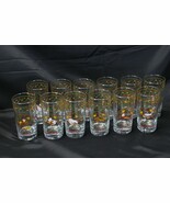 12 Days of Christmas Glasses Tumblers Plus 2  Lot of 14  Xmas - $40.32 CAD