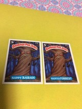 1987 garbage pail kids Series 7 Haunted Forrest 273a 273b Sappy Sarah Mint - $11.95