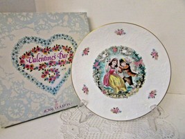ROYAL DOULTON BONE CHINA COLLECTOR PLATE VALENTINE&#39;S DAY 1979 ENGLAND BOXED - $184.65 MXN