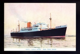 CD0439 - Royal Mail Line Cargo Ship - Loch Avon - Artist-Jarvis - 6x4 postcard - £2.01 GBP